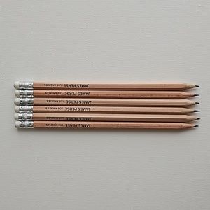 James Perse‎ Los Angeles Natural Wood Pencils Set of 6